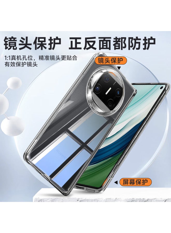 KOOLIFE حافظة هاتف Koolife Huawei Mate X5، حافظة شاشة قابلة للطي Huawei Mate X3/الإصدار الكلاسيكي، غطاء واقي، جلد صديق للبشرة، غطاء خلفي شفاف ناعم، فائق النحافة، مضاد للسقوط، غلاف بسيط - Image 2