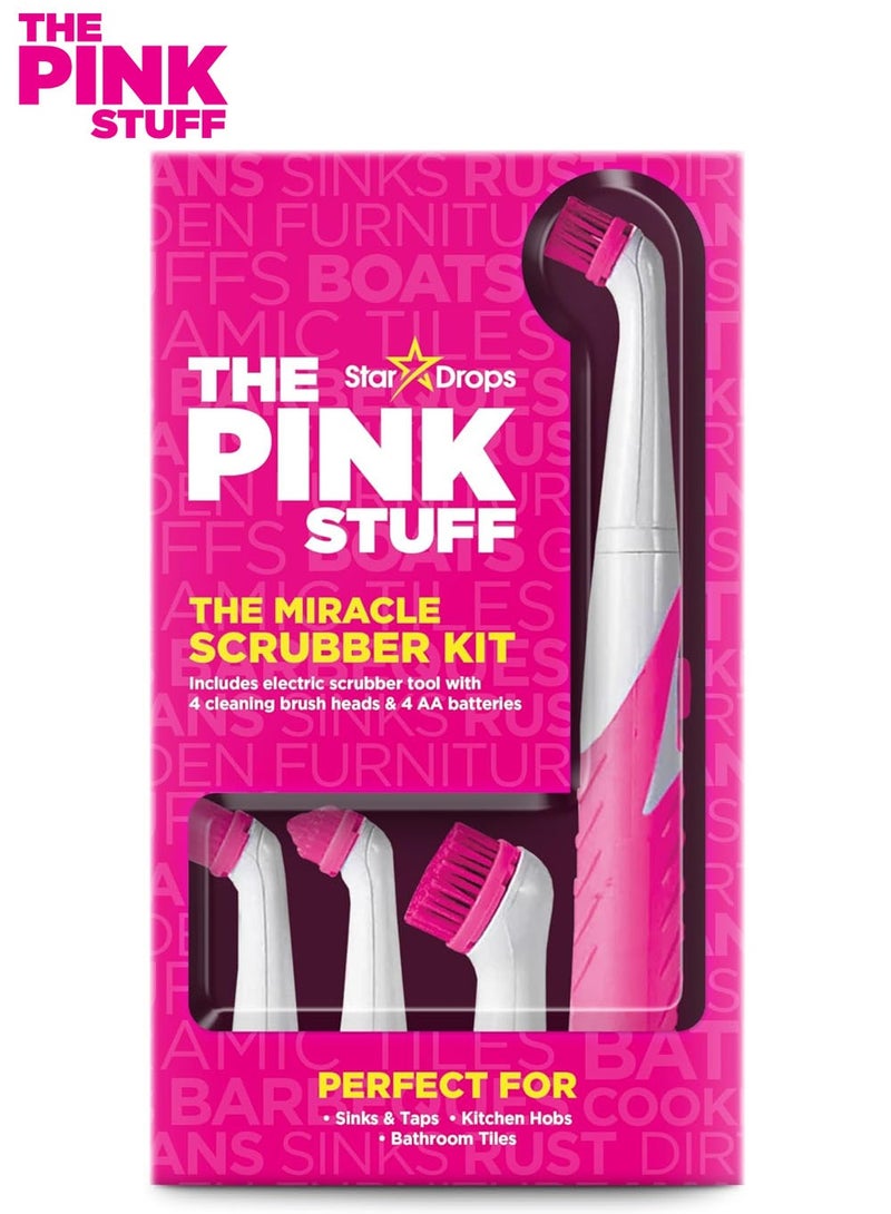 ذا بينك ستاف فرشاة تنظيف ذا بينك ستاف مزودة بـ4 رؤوس من ستار دروبس - Image 1