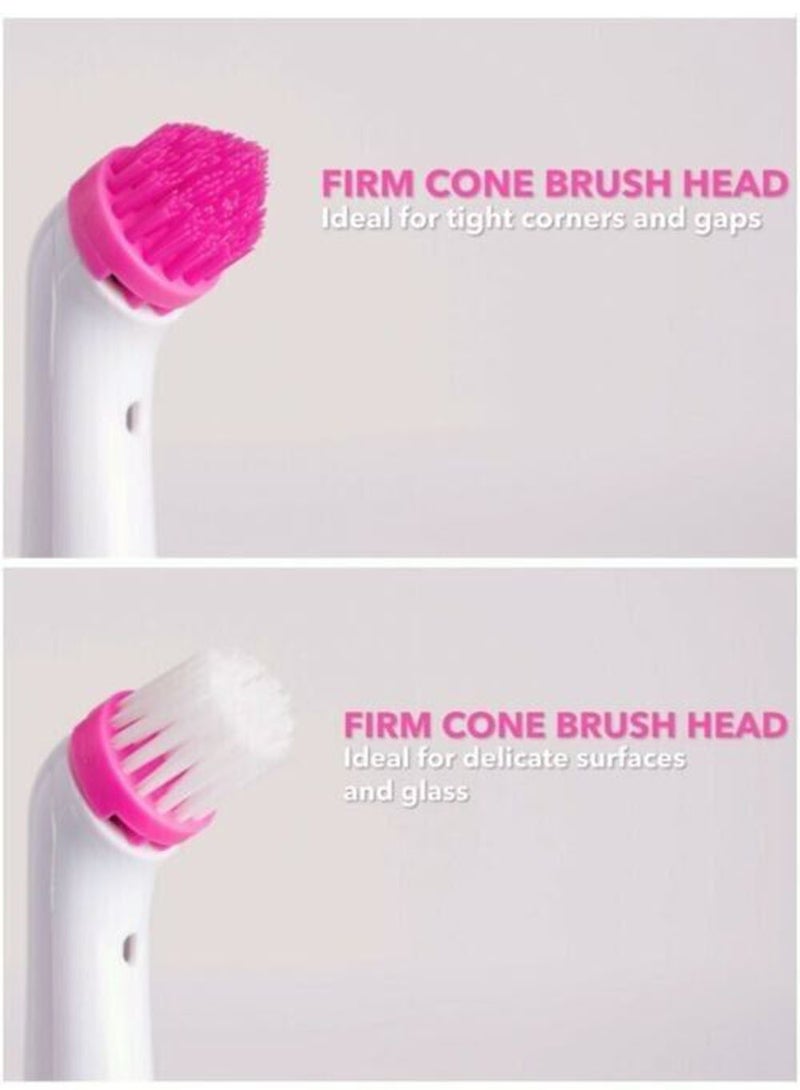 ذا بينك ستاف فرشاة تنظيف ذا بينك ستاف مزودة بـ4 رؤوس من ستار دروبس - Image 5