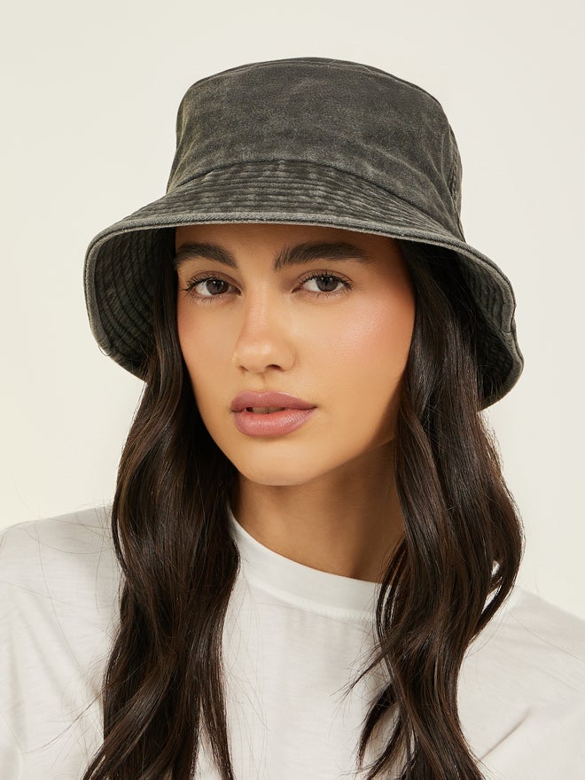 Styli Denim Bucket Hat - Image 3