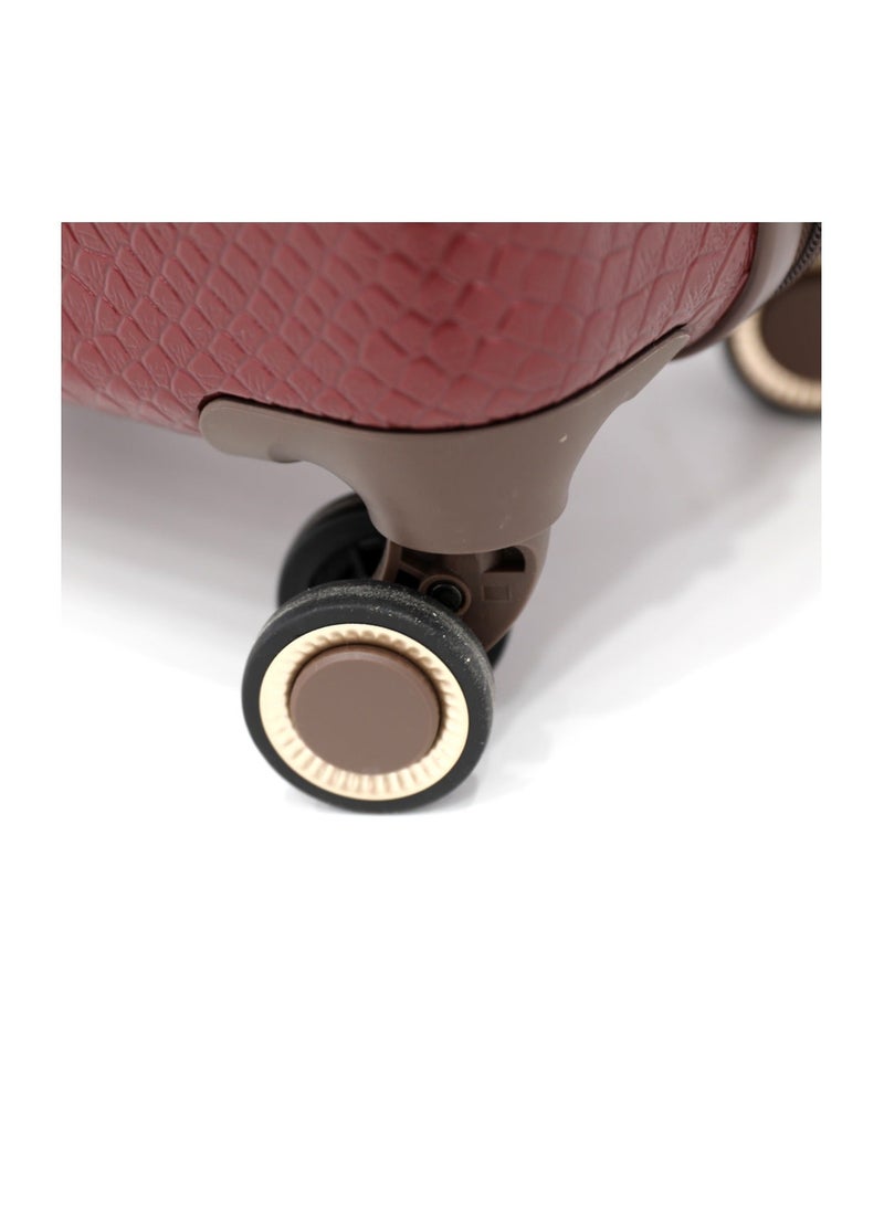 SONADA Hardshell Luggage Trolley Bag 3 Pieces Set,Red (S-20",M-24",L-28") - Image 5