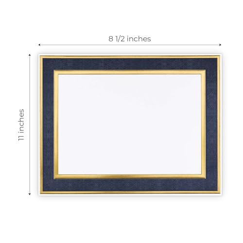 Great Papers! Navy Frame Embossed Gold Foil Certificate for Recognition, Accomplishments and Appreciation, Laser and Inkjet Compatible, 8.5” x 11” 15 Count (20103773) - Image 4
