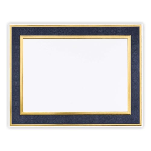 Great Papers! Navy Frame Embossed Gold Foil Certificate for Recognition, Accomplishments and Appreciation, Laser and Inkjet Compatible, 8.5” x 11” 15 Count (20103773) - Image 1