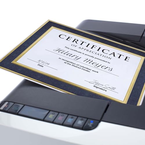 Great Papers! Navy Frame Embossed Gold Foil Certificate for Recognition, Accomplishments and Appreciation, Laser and Inkjet Compatible, 8.5” x 11” 15 Count (20103773) - Image 5