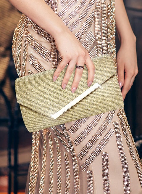 Glitter Clutch Purses for Women Evening Bags Clutches Flap Envelope Handbags Large Wedding Party Prom Purse