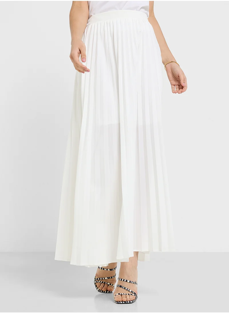 ELLA Tailored Vest & Pleated Skirt Set