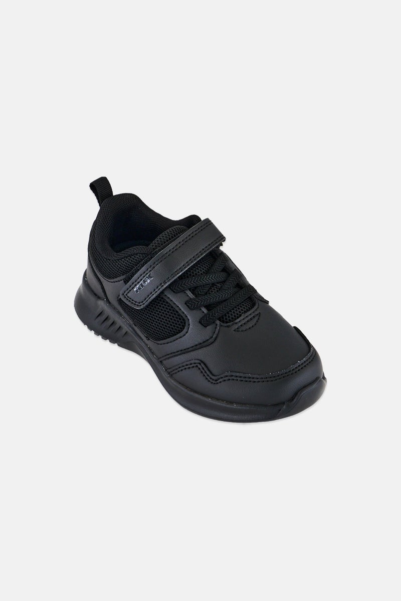 RBX Kids Girl Velcro Closure Shoes, Black - Image 1