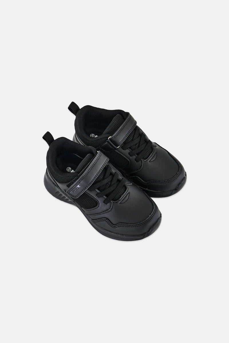 RBX Kids Girl Velcro Closure Shoes, Black - Image 2