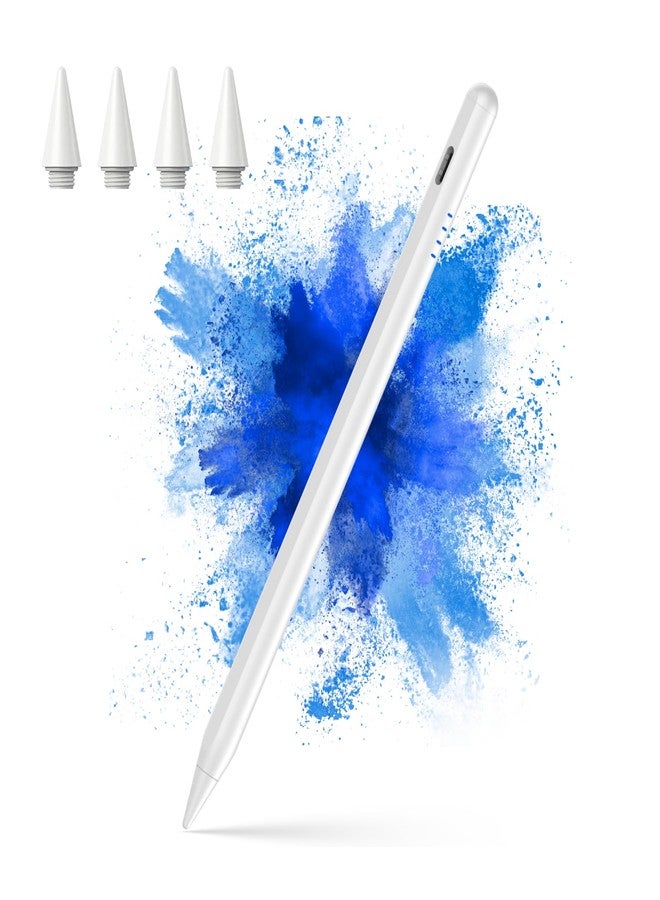 CMARS Stylus Pen for iPad 2018-2025, 20-Mins Fast Charge for Apple Pencil with Tilt & Palm Rejection, Active Digital Pens Compatible with iPad 6-10th Gen/A16, Pro 13"/12.9"/11”/M4, Air 3/4/5/M2/M3, Mini 5/6 - Image 1