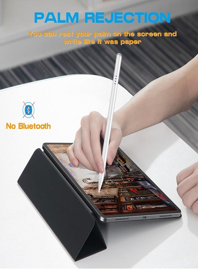 CMARS Stylus Pen for iPad 2018-2025, 20-Mins Fast Charge for Apple Pencil with Tilt & Palm Rejection, Active Digital Pens Compatible with iPad 6-10th Gen/A16, Pro 13"/12.9"/11”/M4, Air 3/4/5/M2/M3, Mini 5/6 - Image 5