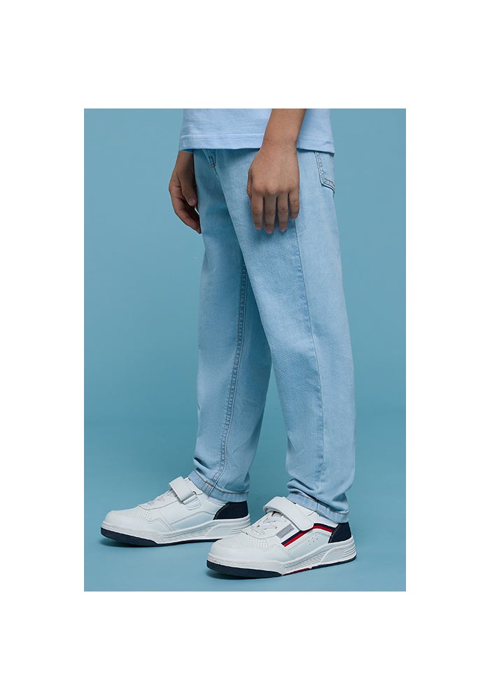 R&B Washed Jeans with Button Closure - Image 3