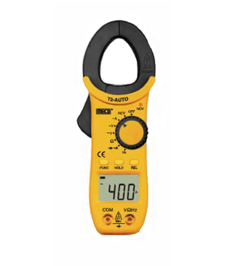 MECO ELEVERDE MECO Mc_72 Auto Battery Powered Digital Clamp Meter,Yellow - Image 2