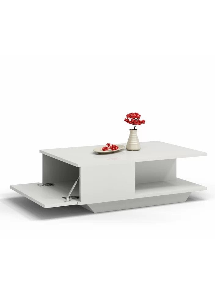 Malazhouse Coffee Table, white - 90Lx 42H x 60W – 90L x 40H x 60W - Image 3