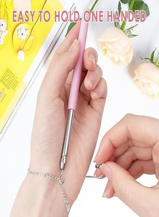 RASOFAB Zwerlin Bracelet Wearing Tool Hook - Stainless Steel Jewelry Fastener Helper for Easy One-Hand Use with Bracelets, Zippers, Necklaces, Watch Clasps and Ties - Ideal for Women Seniors and Daily Dressing - Image 2