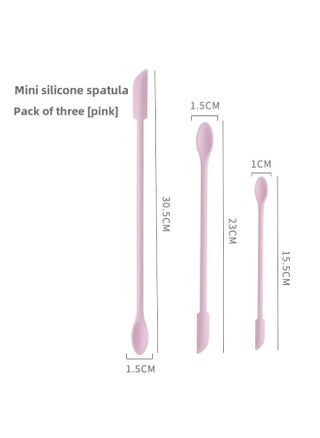Mini Silicone Double-headed Sharp Scraper Spoon Cosmetic Skin Care Products Extraction Tool Set Including Avocado Jam Scraper-Specifications:Pink Three-piece Set - pzsku/ZA0159DF602759280D872Z/45/_/1742808263/c317e843-f206-459d-af90-b1bb481a4c3f