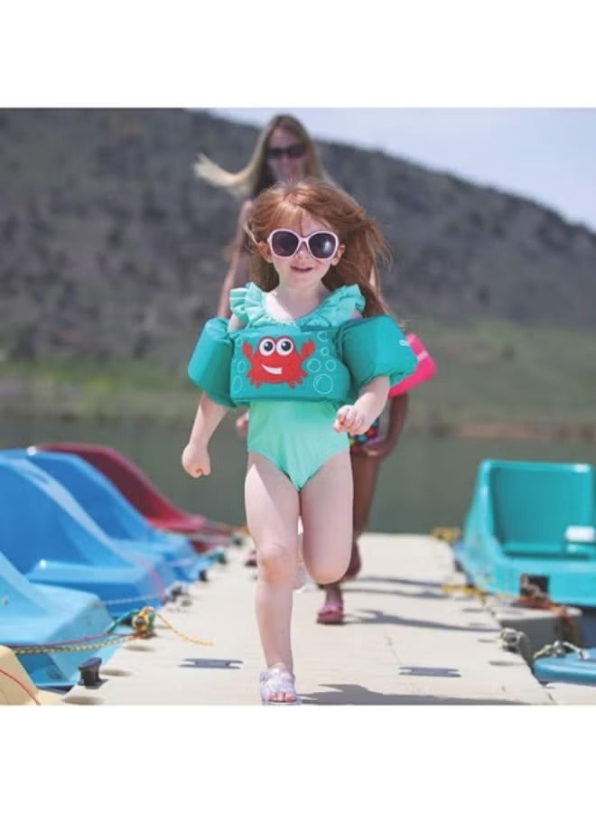 Swim Vest, Kids Water Wings Arm Floaties for 30-66 Pounds, Infant Safety Swim Aid Jumper Inflatable,Swim Arm Bands,Float Sleeves Swimming Armbands  - Image 2