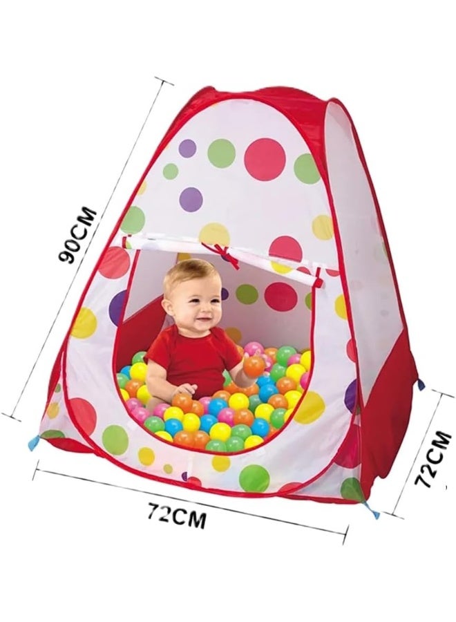 Rainbow Toys Dots Baby Folding Tent Ocean Ball Pool Game House - Indoor and Outdoor Fun for Children - Interactive Toy for Endless Playtime Bliss - Image 2