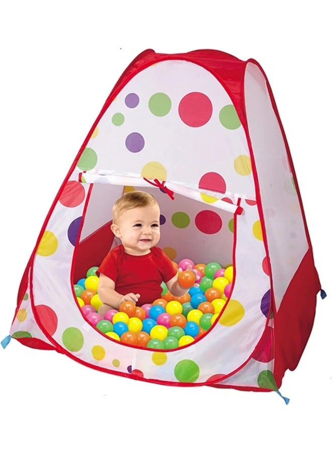 Rainbow Toys Dots Baby Folding Tent Ocean Ball Pool Game House - Indoor and Outdoor Fun for Children - Interactive Toy for Endless Playtime Bliss - Image 3