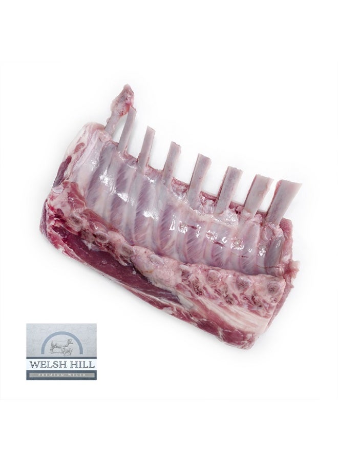 Welsh Frenched Lamb Rack, 600-850g per pkt - Cap On, UK