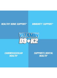 Nutrition Vitamin D3 + K2 For Immune System Support Bone Brain And Heart Health Support Nongmo And Glutenfree High Potency Improve Calcium Absorption 60 Servings - pzsku/ZA015C710D9C8B4EE0595Z/45/_/1698053852/9778e1b4-051e-4d9f-ba36-ee5e559ef56e