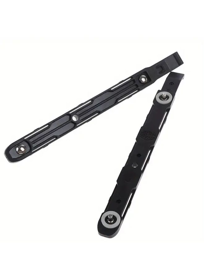 1 Pair Black Chassis Hard Drive Mounting Plastic Rails Durable Flexible Secure Attachment Brackets Enhanced Airflow Improved PC Build Stability Cooler Accessory Robust Construction - Image 5