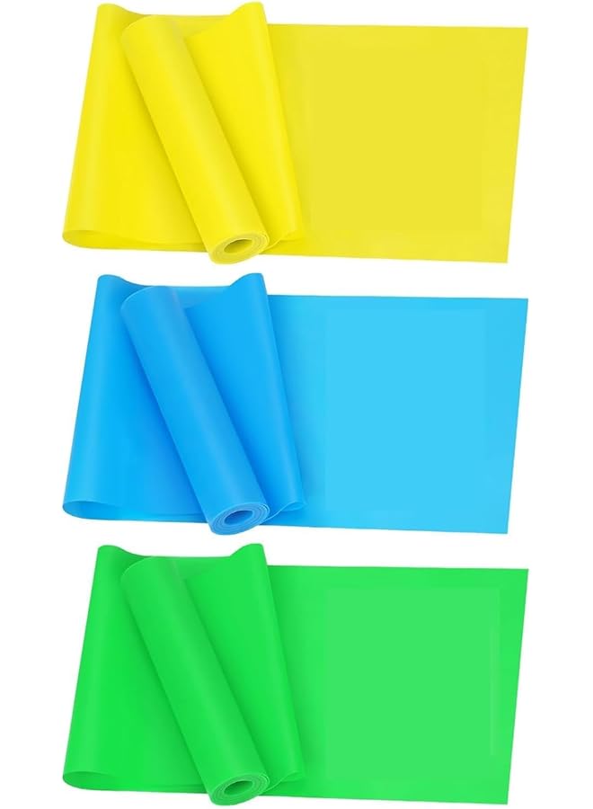 3Pcs Resistance Bands Set, Exercise Bands, Work Out Stretch Bands for Working Out Women or Men, Elastic for Yoga, Pilates, Strength Training