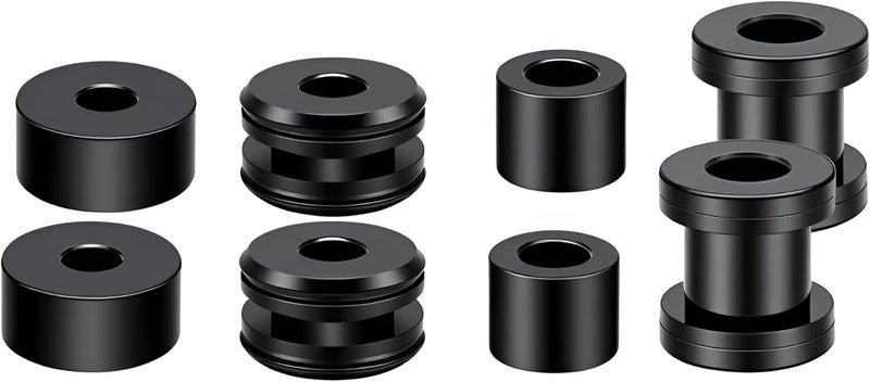 TCMI H-D Quick Release Luggage Racks Sissy Bar Docking Hardware Kit Fits For Harley Davidson Touring Electra Road Street Glide Road King (Black) - Image 4