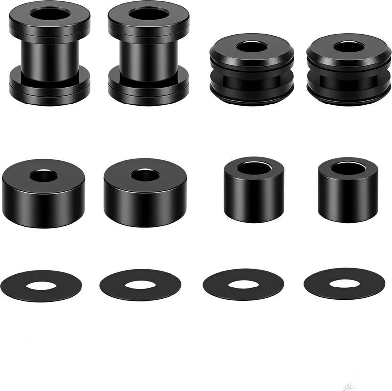TCMI H-D Quick Release Luggage Racks Sissy Bar Docking Hardware Kit Fits For Harley Davidson Touring Electra Road Street Glide Road King (Black) - Image 2