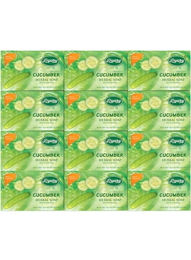 Pyary Pyari Cucumber Soap 12 Pieces - Image 1