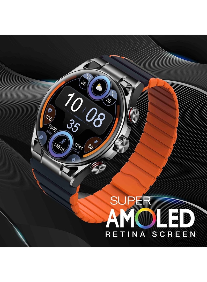 Maxwell Fusion Smart Watch for Men and Women with dual strap - Image 4