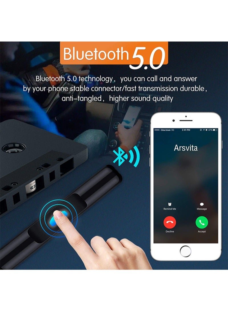 Aikanbo Bluetooth 5.0 Car Audio Cassette Receiver Tape Player Aux Adapter for Car Stereo Everyday Use - Image 2