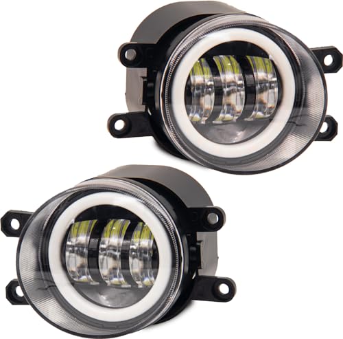 WEZEMLIGHT New Version LED Fog Lights Assembly Replacement For 2011-2013 CT200h 2011-2014 IS250/350 Toyota 4Runner Avalon Camry Highlander Matrix Prius Rav4 Tacoma LED Fog Lamps 1 Pair (Includes DRL) - Image 2