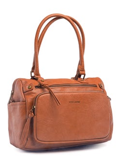 David Jones David Jones- Leather Duffle Bag for women model cm6981- Faux leather work and travel duffle bag- All gender neutral bag in size extra large for travel and work  - Image 1