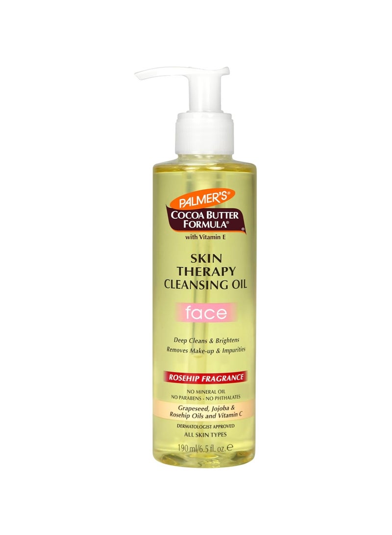 PALMER'S Cocoa Butter Skin Therapy Cleansing Oil Face 190ml - Image 1