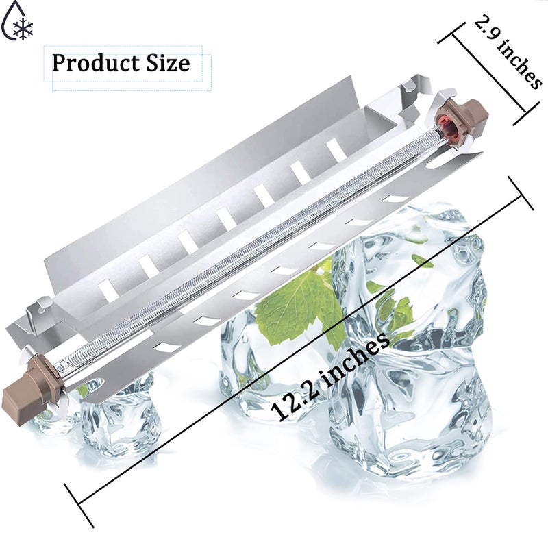 SUMNEW WR51X10055 Refrigerator Defrost Heater Replacements WR55X10025 Refrigerator Temperature Sensor WR50X10068 Defrost Thermostat Compatible with General Electric Hotpoint Replaces WR51X10030. - Image 2