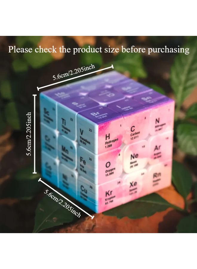 مكعب الجدول الدوري للألغاز 3x3 - هدية تعليمية سلسة لتمرين العقل - Image 3