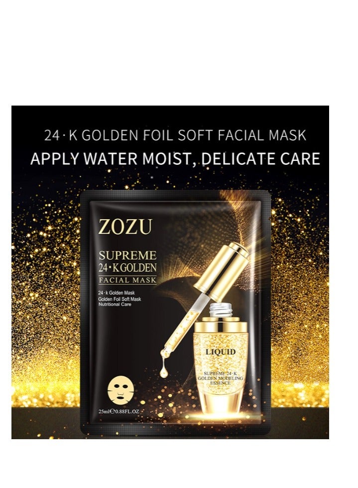 زوزو 6 عبوات من أقنعة الترطيب لإصلاح البشرة وتفتيحها وناعمة - Image 4