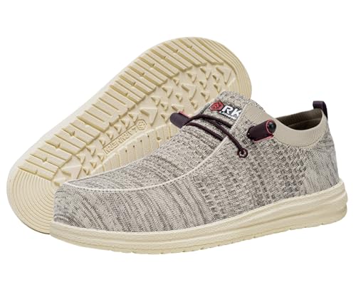 LARNMERN Slip On Steel Toe Loafers Women Work Safety Shoes Lightweight Comfortable Walking Sneakers(7 Women, Champagne) - Image 4