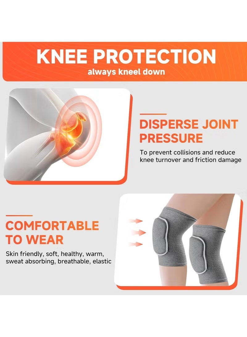 Zesen Volleyball Knee Pads knee brace for Women Kids Girls，Soft and Breathable Knee Pads for Volleyball, Dancing, Football, Yoga, Basketball, and Skating - Protective Knee Pads for Adults and Kids (	Grey - Image 3