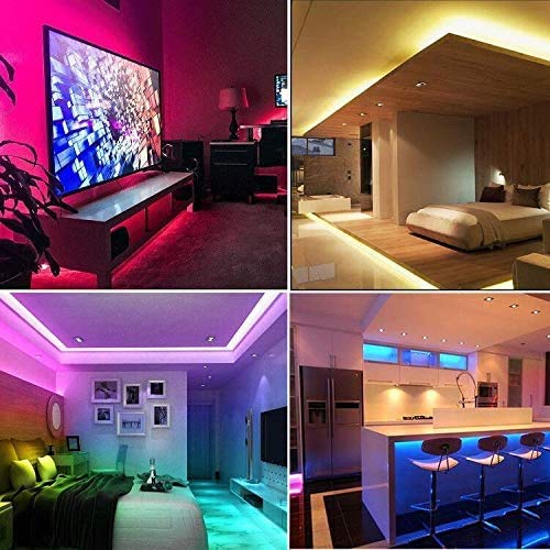 XERGY® Led Strip Lights with Power Supply Color Changing 5050 RGB 300 LED's Rope Light Strips Kit for Bedroom, Home, Diwali DIY Decoration (Smart Wi-Fi Control + IR Remote) - 10 Meter - Image 2