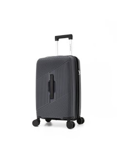 GIORDANO Unbreakable Hardshell PP Luggage Trolley Bag 20 inch Cabin Size With Double Spinner Wheels,Grey  - Image 1