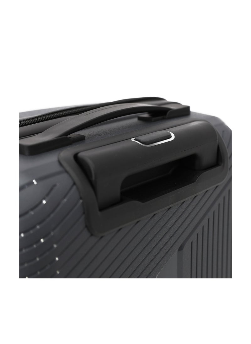GIORDANO - Unbreakable Hardshell PP Luggage Trolley Bag 20 inch Cabin Size With Double Spinner Wheels,Grey - Image 1