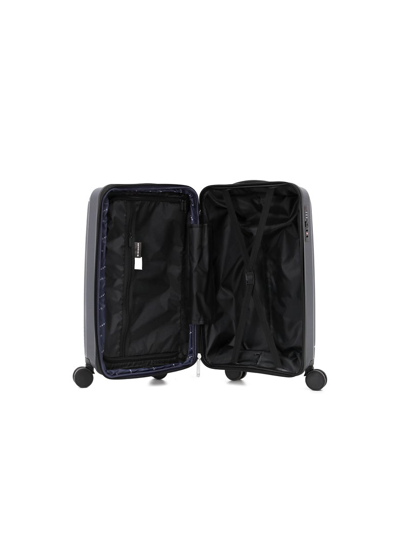 GIORDANO Unbreakable Hardshell PP Luggage Trolley Bag 20 inch Cabin Size With Double Spinner Wheels,Grey  - Image 2