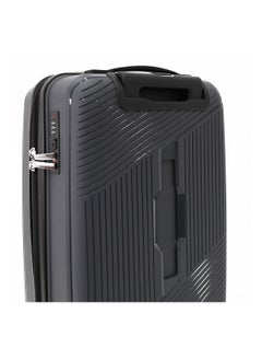 GIORDANO Unbreakable Hardshell PP Luggage Trolley Bag 20 inch Cabin Size With Double Spinner Wheels,Grey  - Image 3