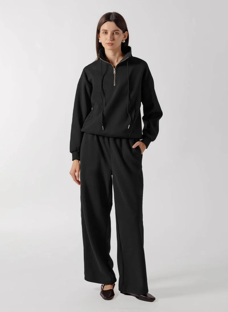 Shapes FUNNEL NECK QUARTER ZIP SET