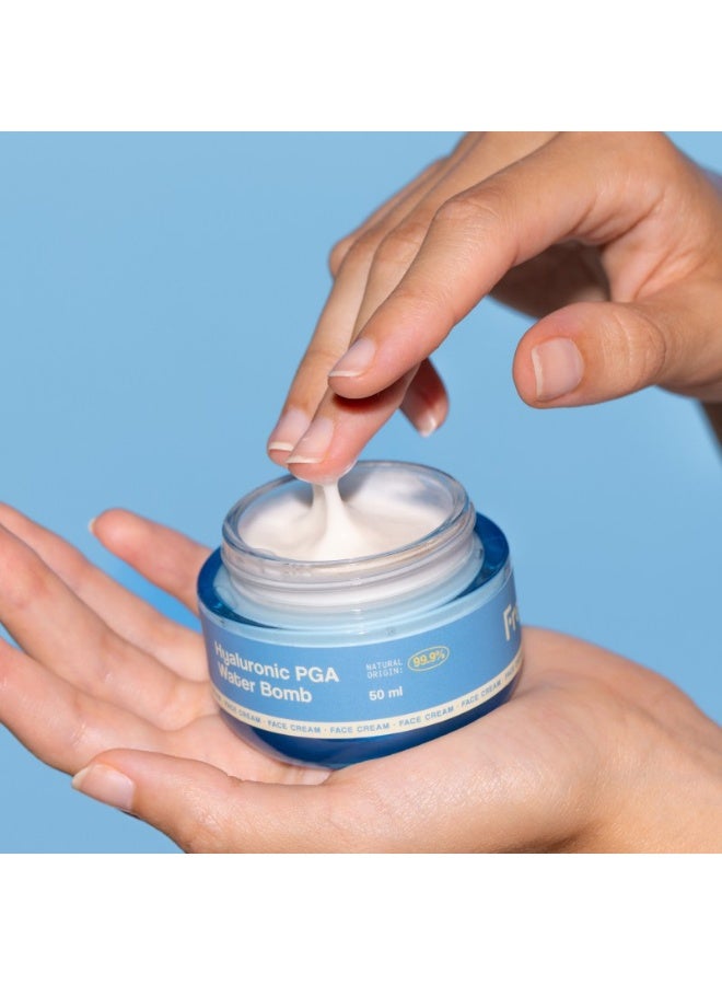 Freshly Hyaluronic PGA Water Bomb Moisturizing Cream 50ml - Image 2