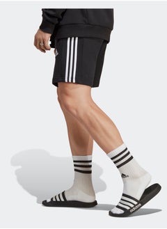 Adidas Essentials French Terry 3-Stripes Shorts  - Image 3