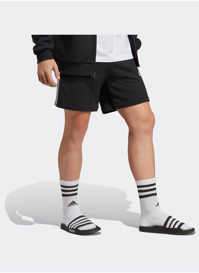 Adidas Essentials French Terry 3-Stripes Shorts  - Image 4