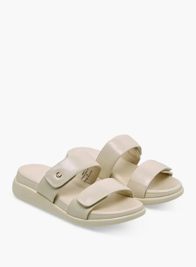Le Confort BEIGE Women Slip-On Sandals for Women | Best Price UAE