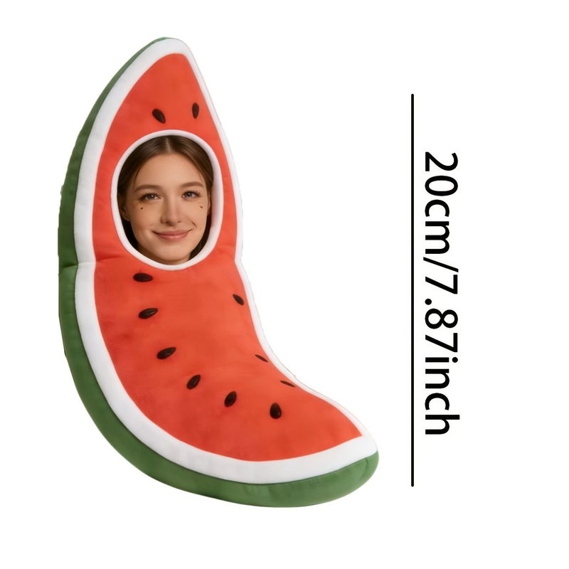 Personalized Photo Watermelon Hugging Pillow 60cm For Couples Home Decor - Image 5